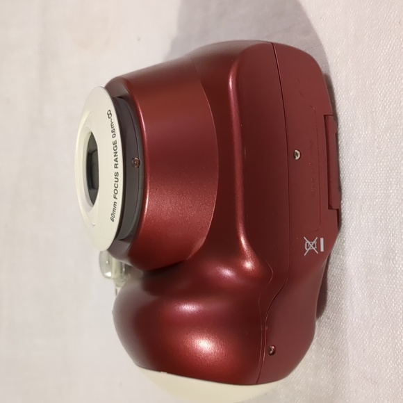 Polaroid 300 Instant Camera Maroon & White - Picture 9 of 12